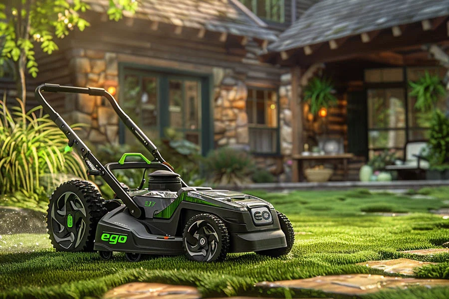 small electric mower